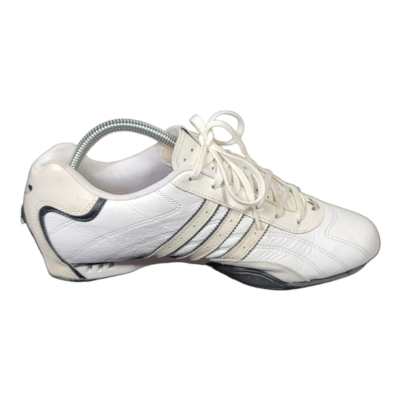 Adidas Racing Team Good Year Vintage Black White Mens Sz 8.5 Driving Race SB0 - Picture 3 of 9